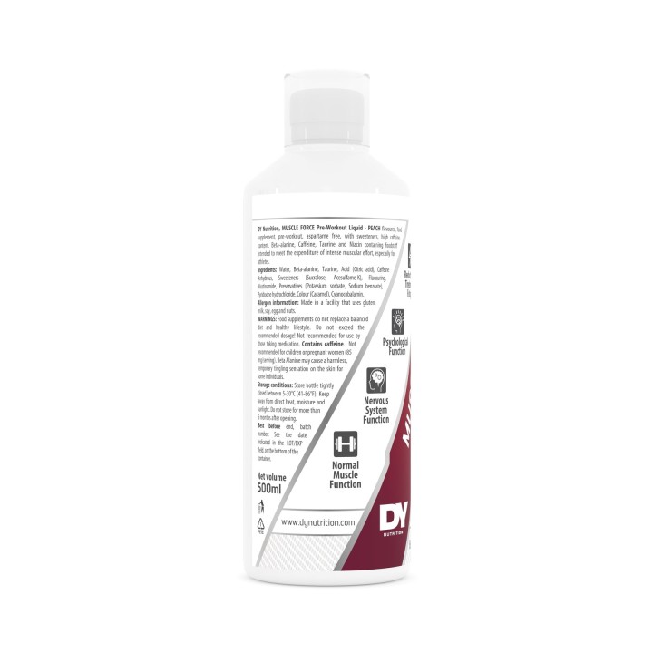 Dorian Yates Muscle Force Liquid Pre-Workout 500 ml