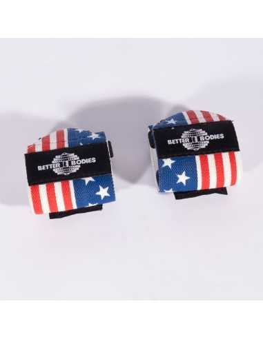 USA Flag Wrist Wraps,Red/White/Blue