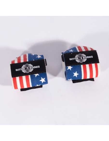 USA Flag Wrist Wraps,Red/White/Blue