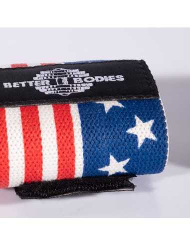 USA Flag Wrist Wraps,Red/White/Blue