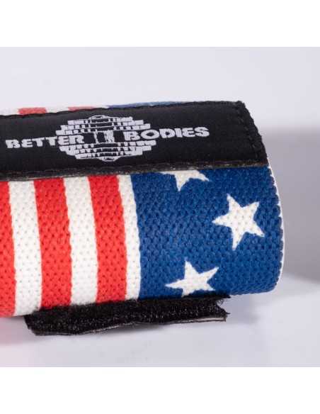 USA Flag Wrist Wraps,Red/White/Blue