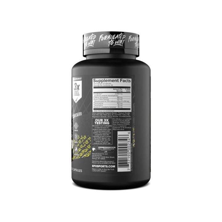 ALL AMERICAN EFX Kre Alkalin Hardcore 120 cps