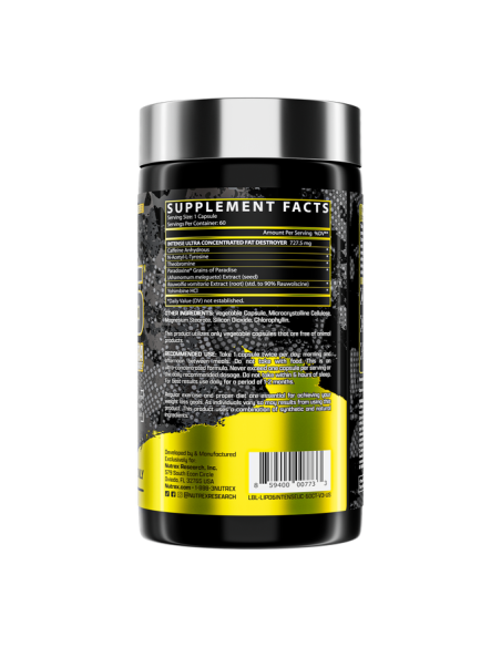 Lipo 6 Black Intense Ultra Concentrate USA 60 Caps
