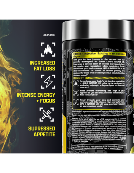 Lipo 6 Black Intense Ultra Concentrate USA 60 Caps