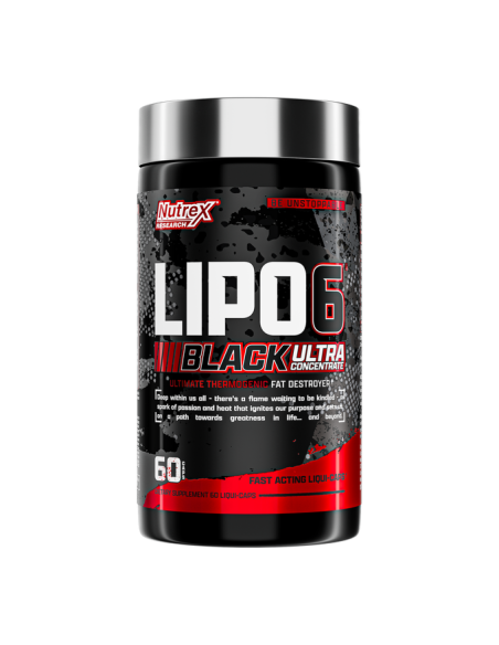 Lipo 6 Black Ultra Concentrate 60 Liquid Caps USA