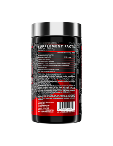 Lipo 6 Black Ultra Concentrate 60 Liquid Caps USA