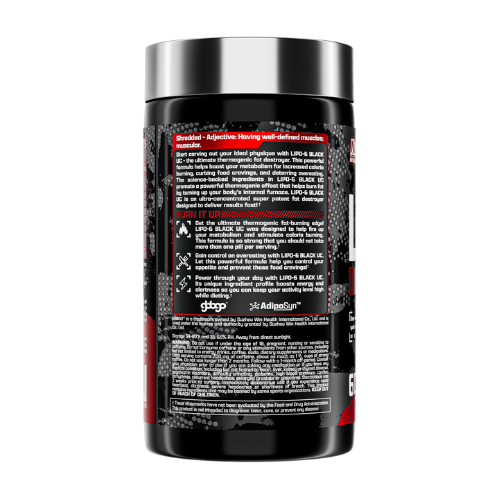Lipo 6 Black Ultra Concentrate 60 Liquid Caps Nutrex USA