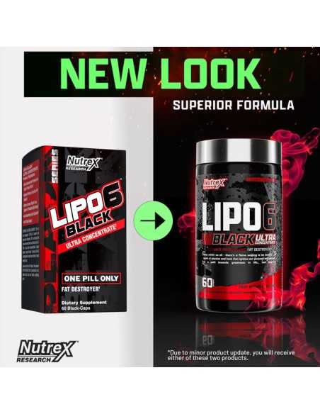 Lipo 6 Black Ultra Concentrate 60 Liquid Caps USA