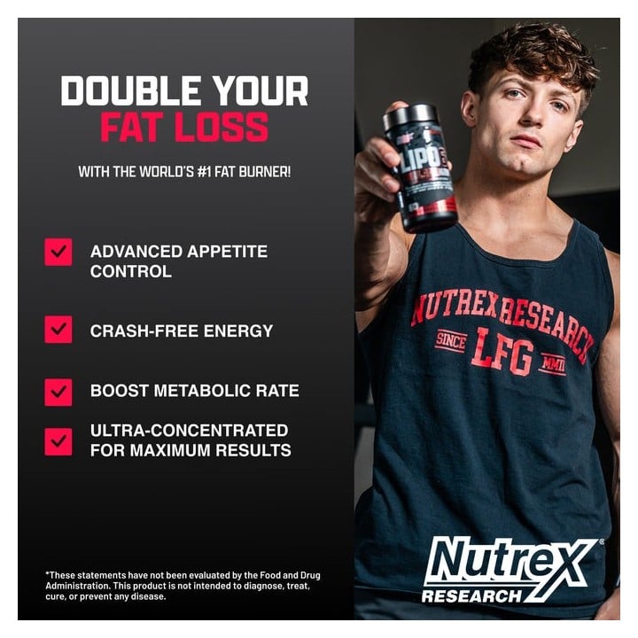 Lipo 6 Black Ultra Concentrate 60 Liquid Caps Nutrex USA
