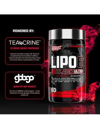 Lipo 6 Black Ultra Concentrate 60 Liquid Caps USA