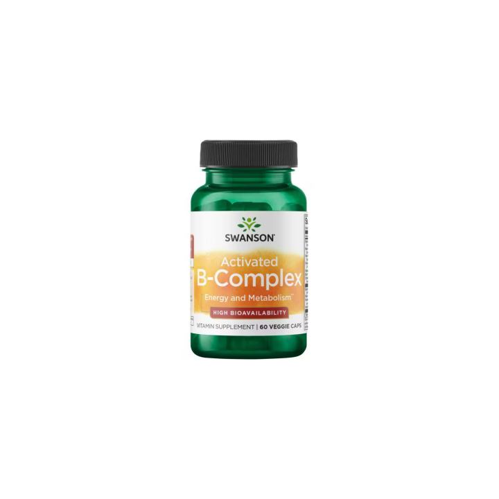 Activated B-Complex 60 Veg Caps Swanson: Active B Vitamins