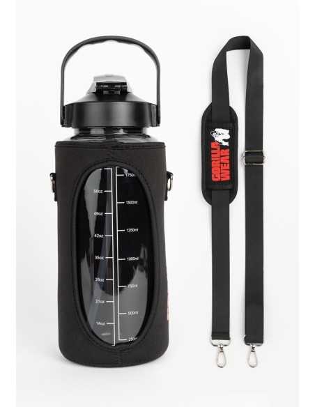 Water Bottle With Sleeve 2L - Black