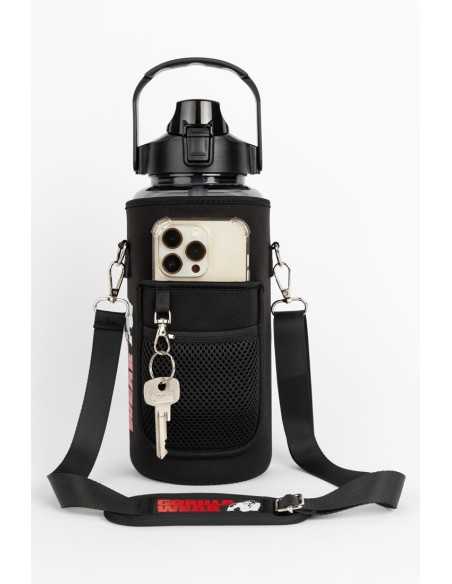 Water Bottle With Sleeve 2L - Black