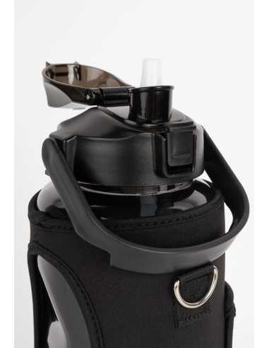 Water Bottle With Sleeve 2L - Black