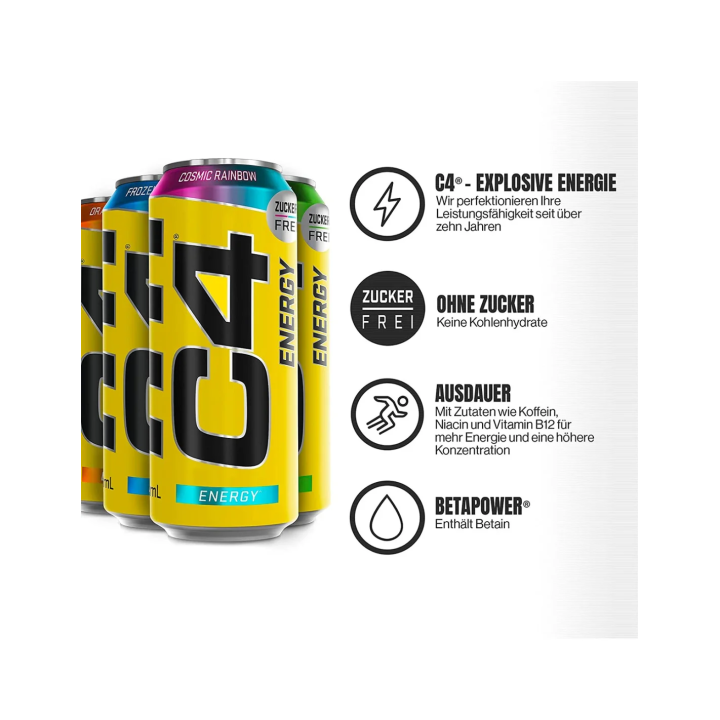 Cellucor C4 Explosive Energy Drink 12 x 500 ml