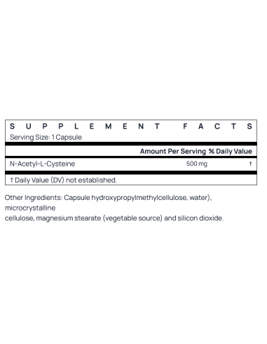 N-A-C 500 mg 60 vcaps