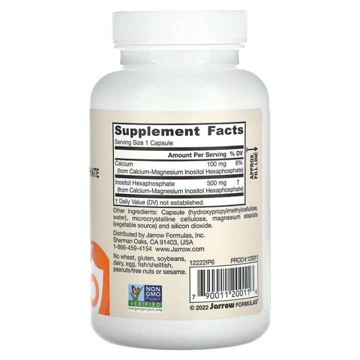 Jarrow Formulas IP6 (Inositol Hexaphosphate) 120 vcaps
