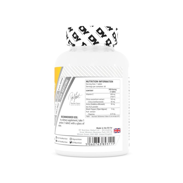 Dorian Yates Vitamin C Plus 60 tablets