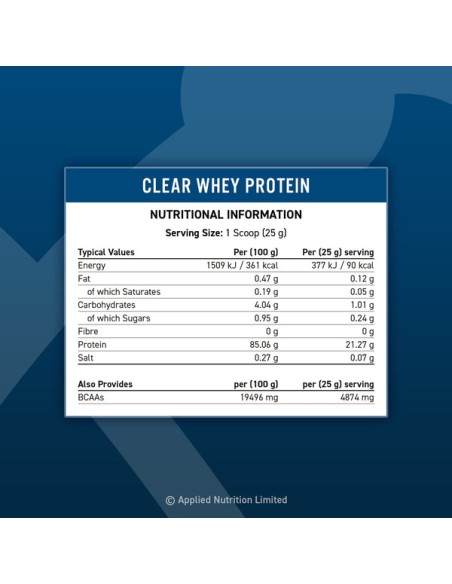Clear Whey Protein 875 gr