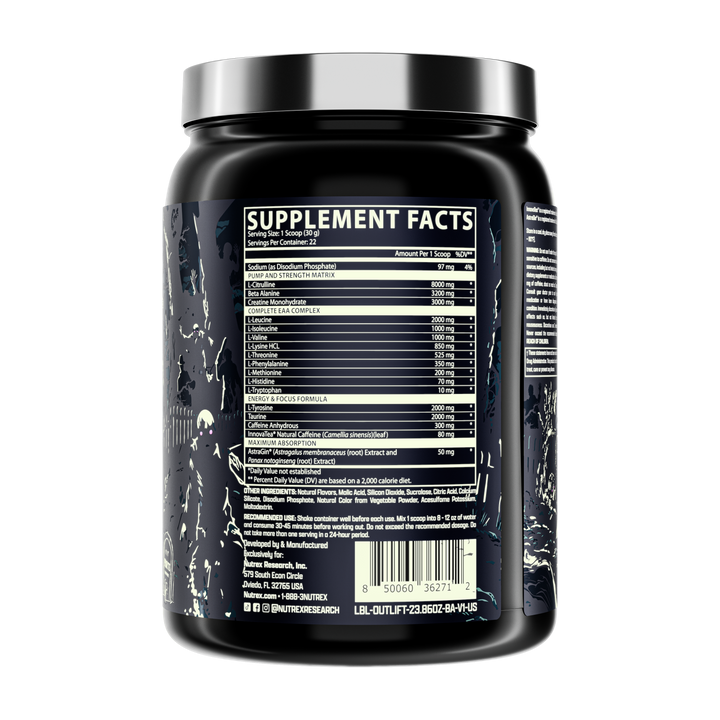 NUTREX RESEARCH OutLift Clinical 640 gr