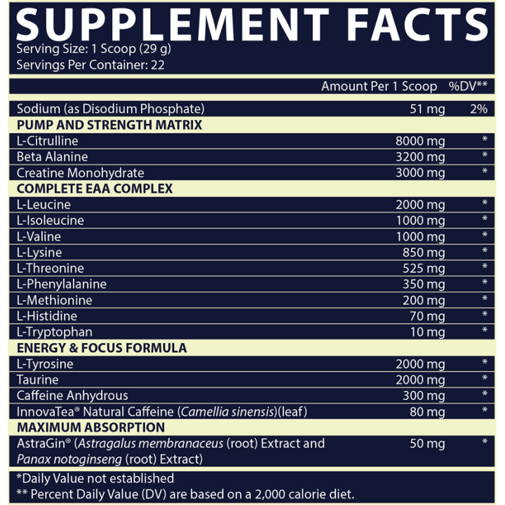 NUTREX RESEARCH OutLift Clinical 640 gr