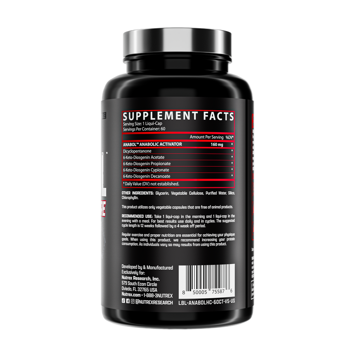 Nutrex Research Anabol Hardcore 60 liquid caps
