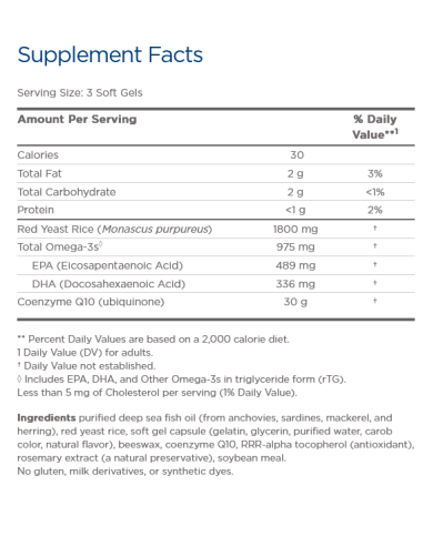 Cholesterol Support 60 softgels
