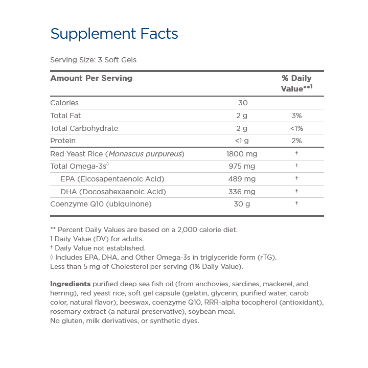 Nordic Naturals Cholesterol Support 60 softgels