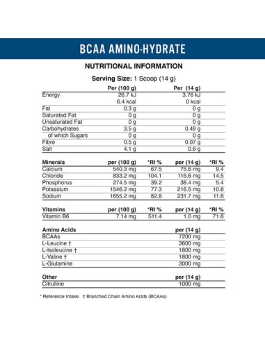 BCAA Amino-Hydrate 450 gr