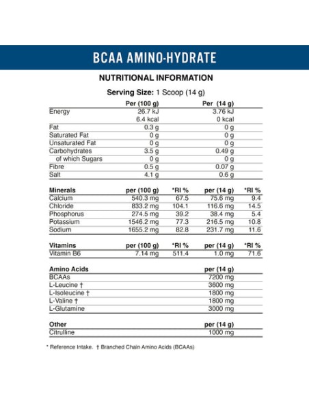 BCAA Amino-Hydrate 450 gr