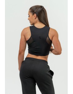 NEBBIA Women's Compression Push-Up Top INTENSE Mesh 2