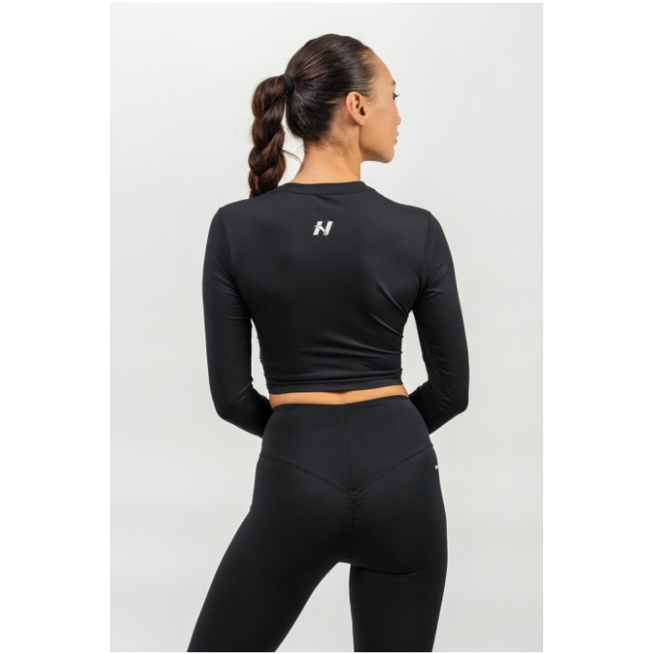 Nebbia Cropped Long Sleeve Top ELEVATED