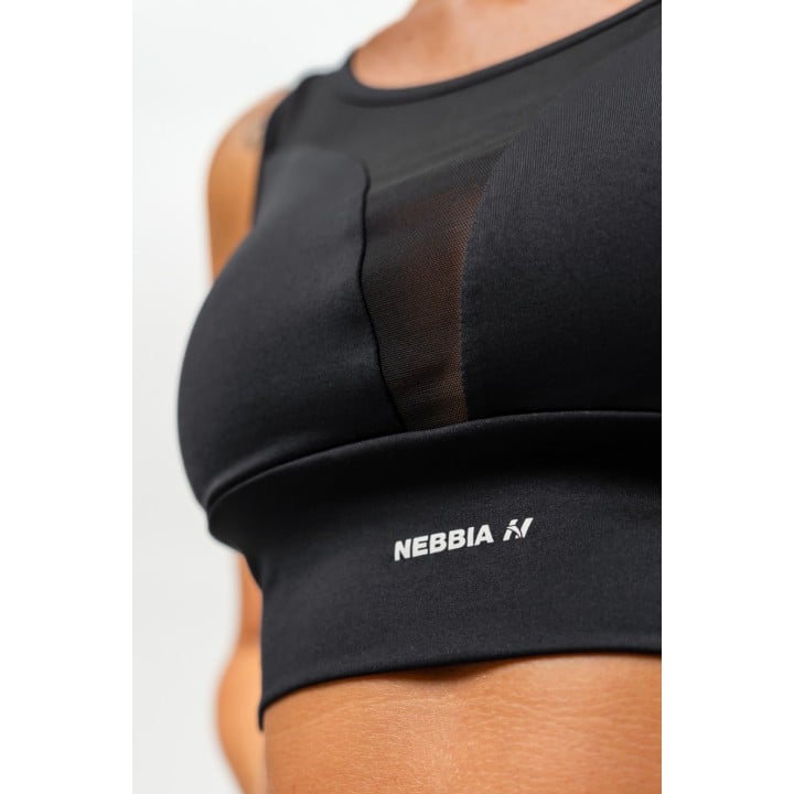 Nebbia Medium-Support Mesh Sports Bra PERFORMANCE