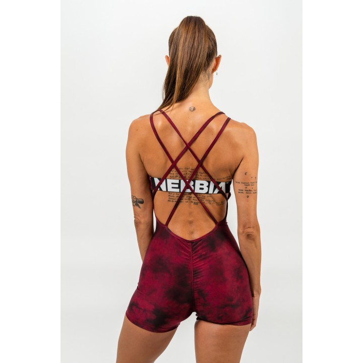 Nebbia Short Workout Jumpsuit TREND-SETTER
