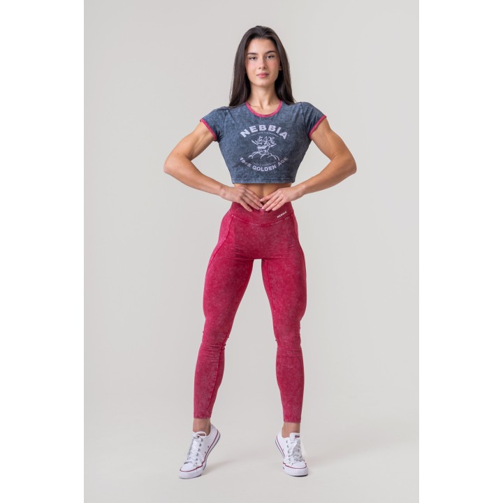 Nebbia Washed High Waisted Leggings LEGACY