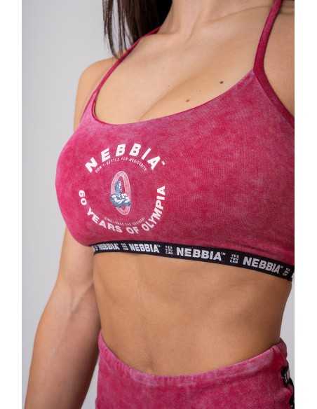 Washed Open Back Sports Bra LEGACY