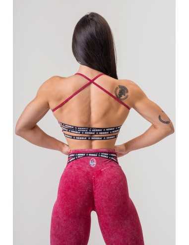 Washed Open Back Sports Bra LEGACY