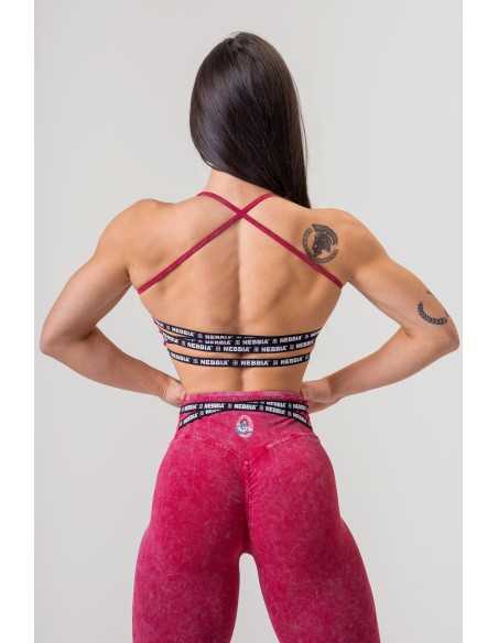 Washed Open Back Sports Bra LEGACY