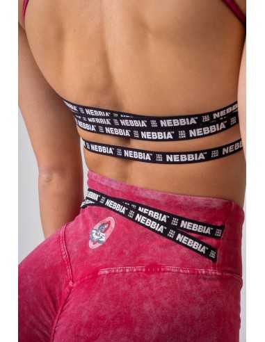 Washed Open Back Sports Bra LEGACY