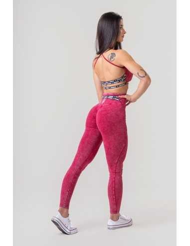 Washed Open Back Sports Bra LEGACY