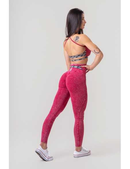 Washed Open Back Sports Bra LEGACY