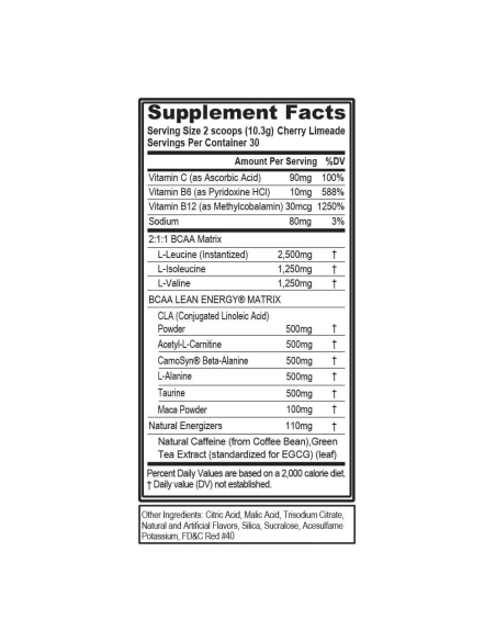 BCAA Lean Energy 320 gr