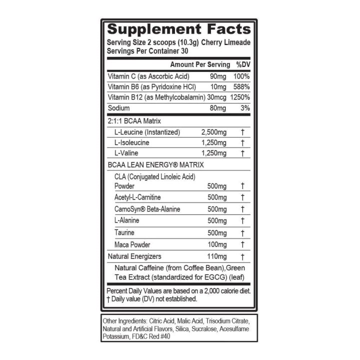 EVLution Nutrition BCAA Lean Energy