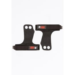 Gorilla Wear 2-Hole Leather Lifting Grips
