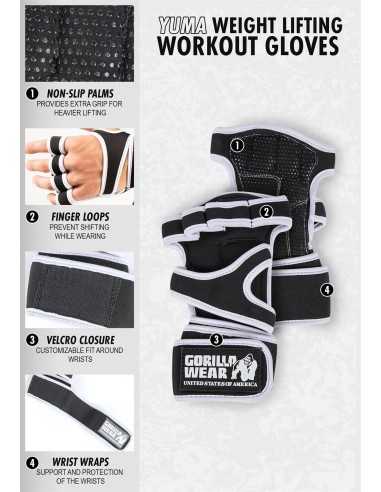 Yuma Weight Lifting Workout Gloves