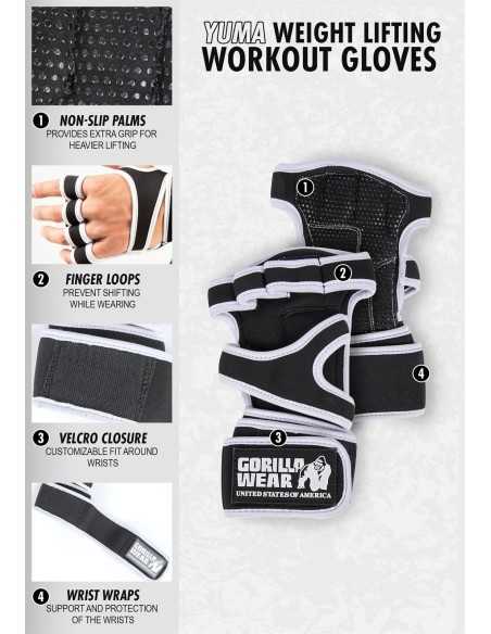 Yuma Weight Lifting Workout Gloves