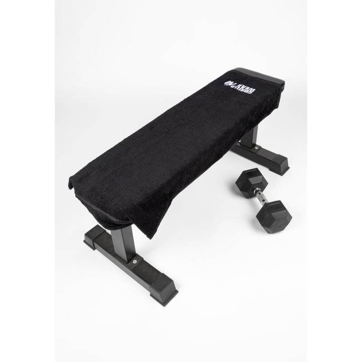 Gorilla Wear Zip Pocket Gym Towel - Black