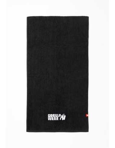 Zip Pocket Gym Towel - Black