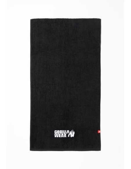 Zip Pocket Gym Towel - Black