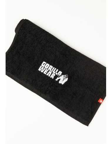 Zip Pocket Gym Towel - Black